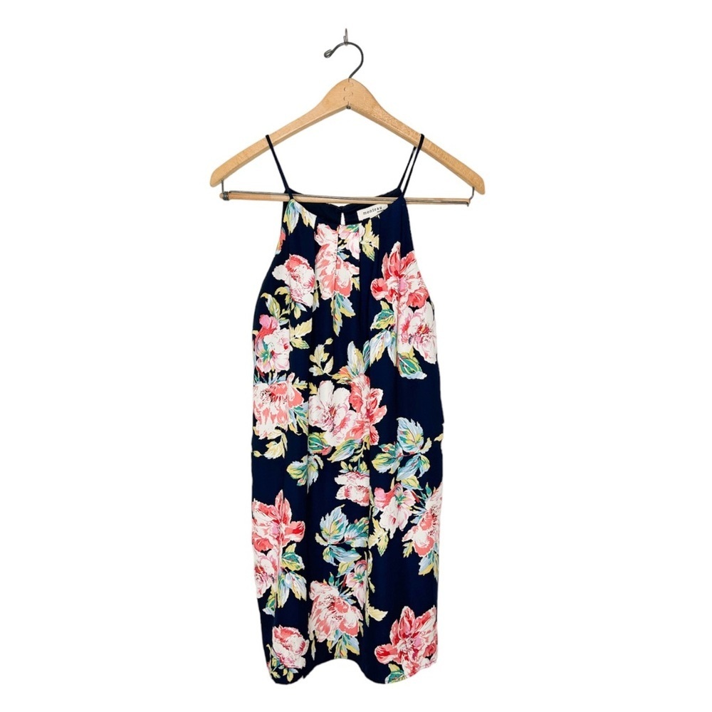 Monteau Floral Print Sleeveless Mini‎ Dress Medium M